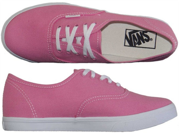 Vans Kids Authentic Lo Pro Rose Bloom True White