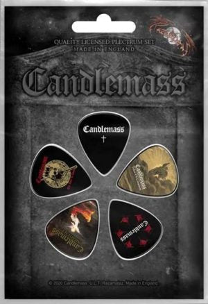 Candlemass Guitar Picks Plectrums set of 5