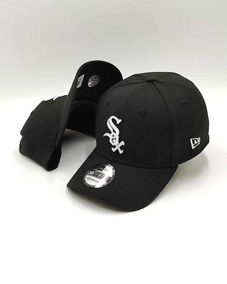 Chicago White Sox Baseball Cap adjustable Black New Era 39THIRTY Hat
