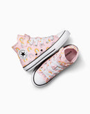 Chuck Taylor All Star 1V Rainbows Junior High Top Pink Foam