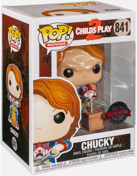 Funko Pop! Movies Chucky & Tiffany Blacklight Hot Topic Special Edition