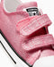 Converse 2V Ox Oops Pink Glitter Infants Velcro