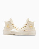 Converse CTAS Lift Hi Egret Gold Luxe Leather