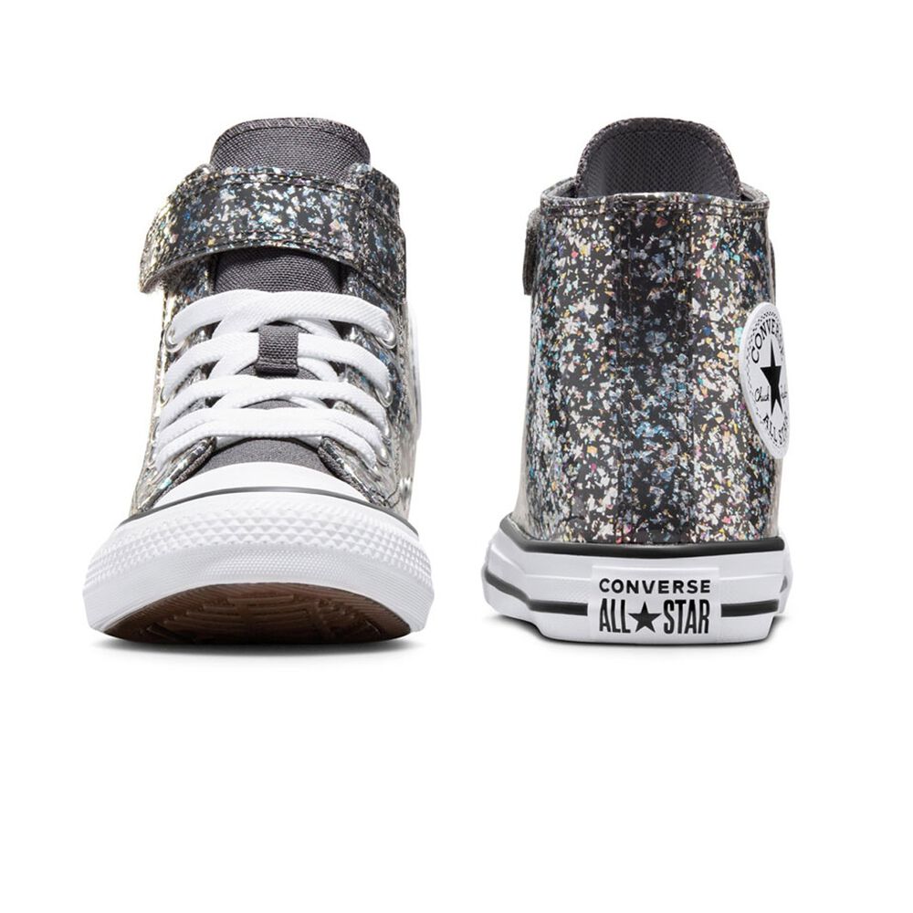 Converse CTAS Youth 1V Hi Glitter Dark Matter