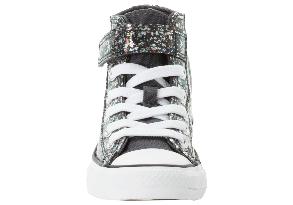 Converse CTAS Youth 1V Hi Glitter Dark Matter
