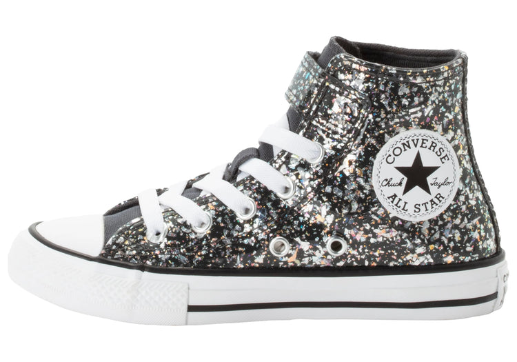 Converse CTAS Youth 1V Hi Glitter Dark Matter