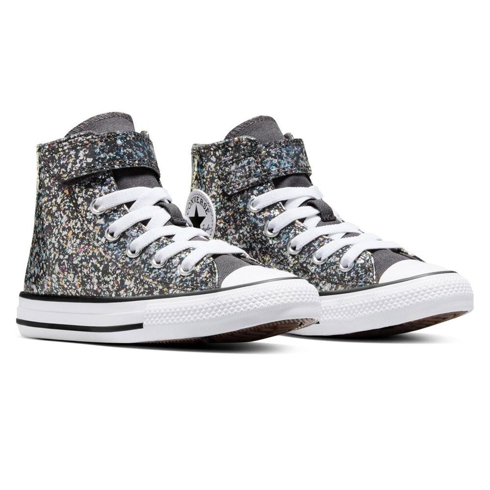 Converse CTAS Youth 1V Hi Glitter Dark Matter