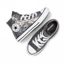 Converse CTAS Youth 1V Hi Glitter Dark Matter