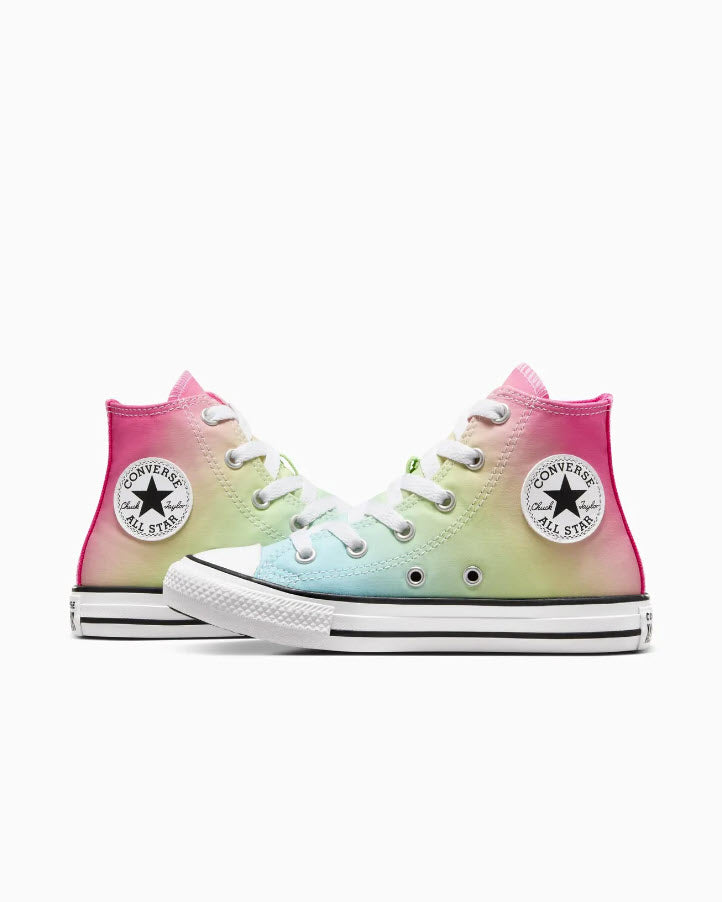 Converse Hi Junior Bright Ombre Triple Cyan A08748C