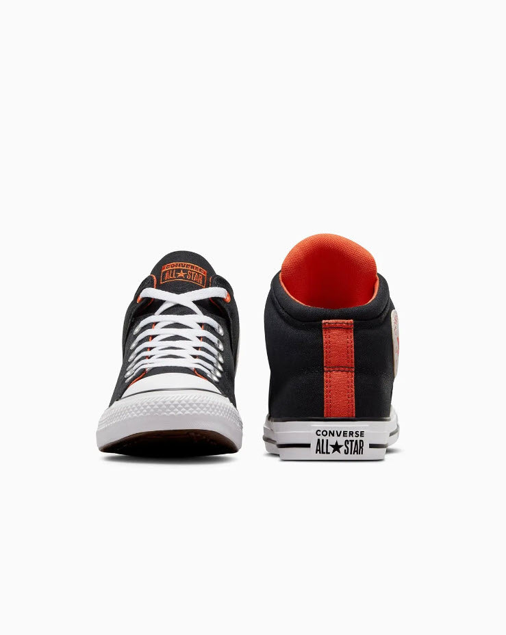 Converse High Street Varsity Mid Black Orange