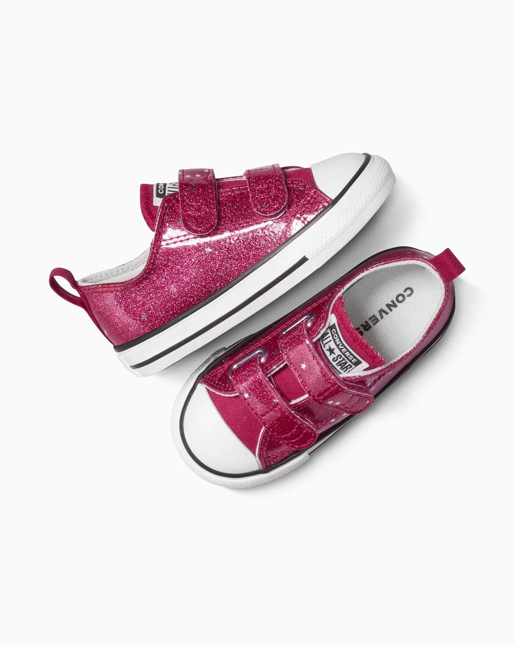 Converse Infants Glitter Easy On Low Top Sporty Berry