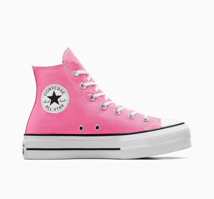 Pink Converse All Star high-top sneaker on a white background