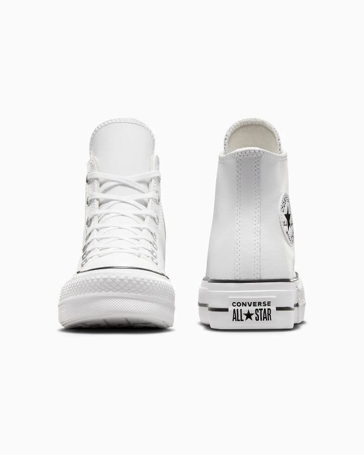 Converse Lift Leather Hi White Platform 561676C