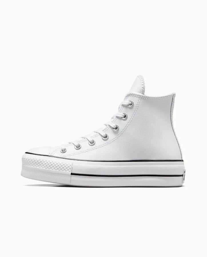 Converse Lift Leather Hi White Platform 561676C