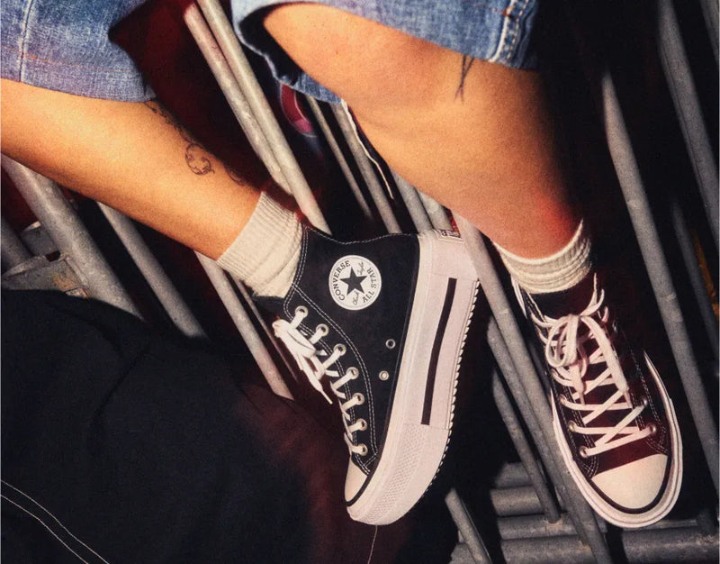 Converse Chuck Taylor All Star Lift Double Stack High Top Black