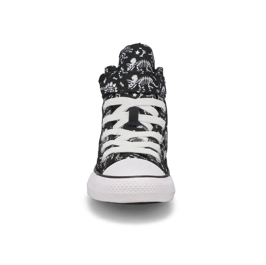 Converse Youth Hi Black White Dinos 1V A06122C