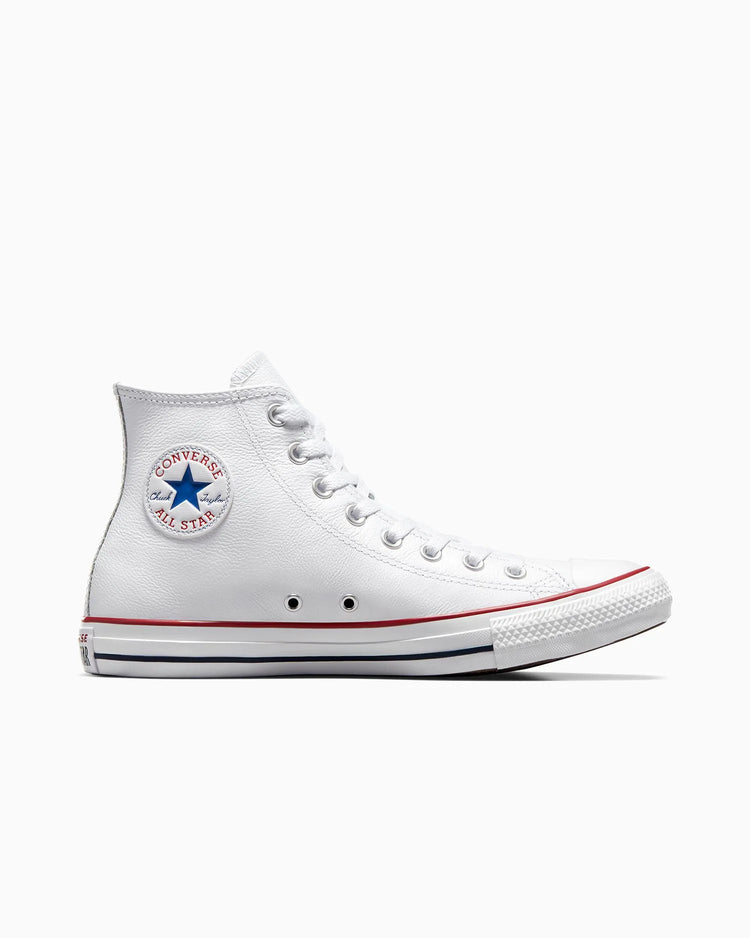 White Converse All Star high-top sneaker on a white background