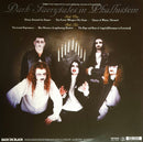 Album cover with gothic-themed characters and candles against a dark background