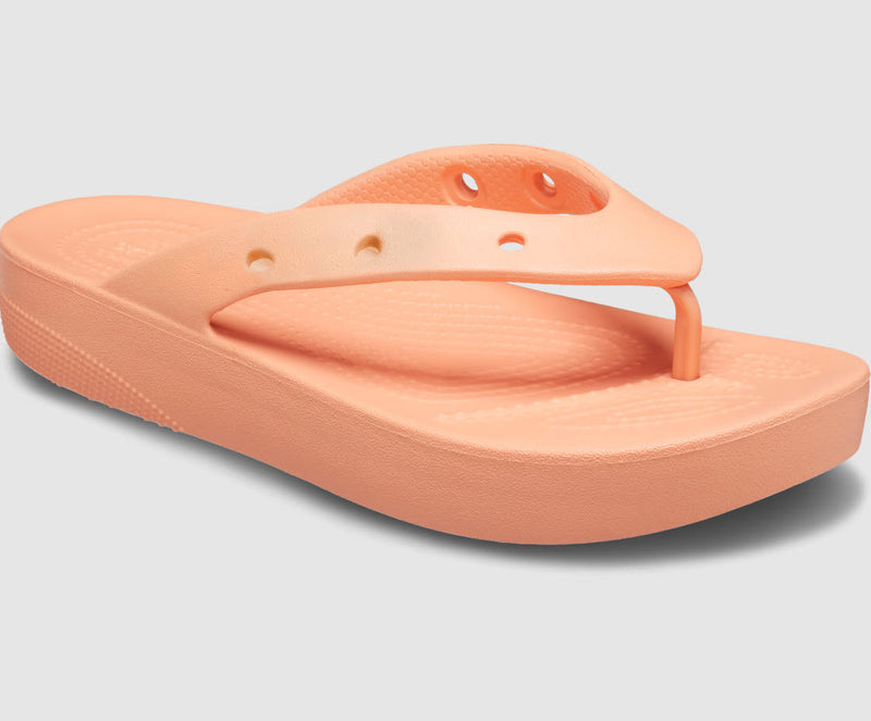 Crocs Classic Platform Flip Papaya – Famous Rock Shop