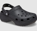 Crocs Classic Platform Glitter Clog Black