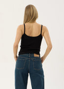 Afends Sara Rib Slinglet Black