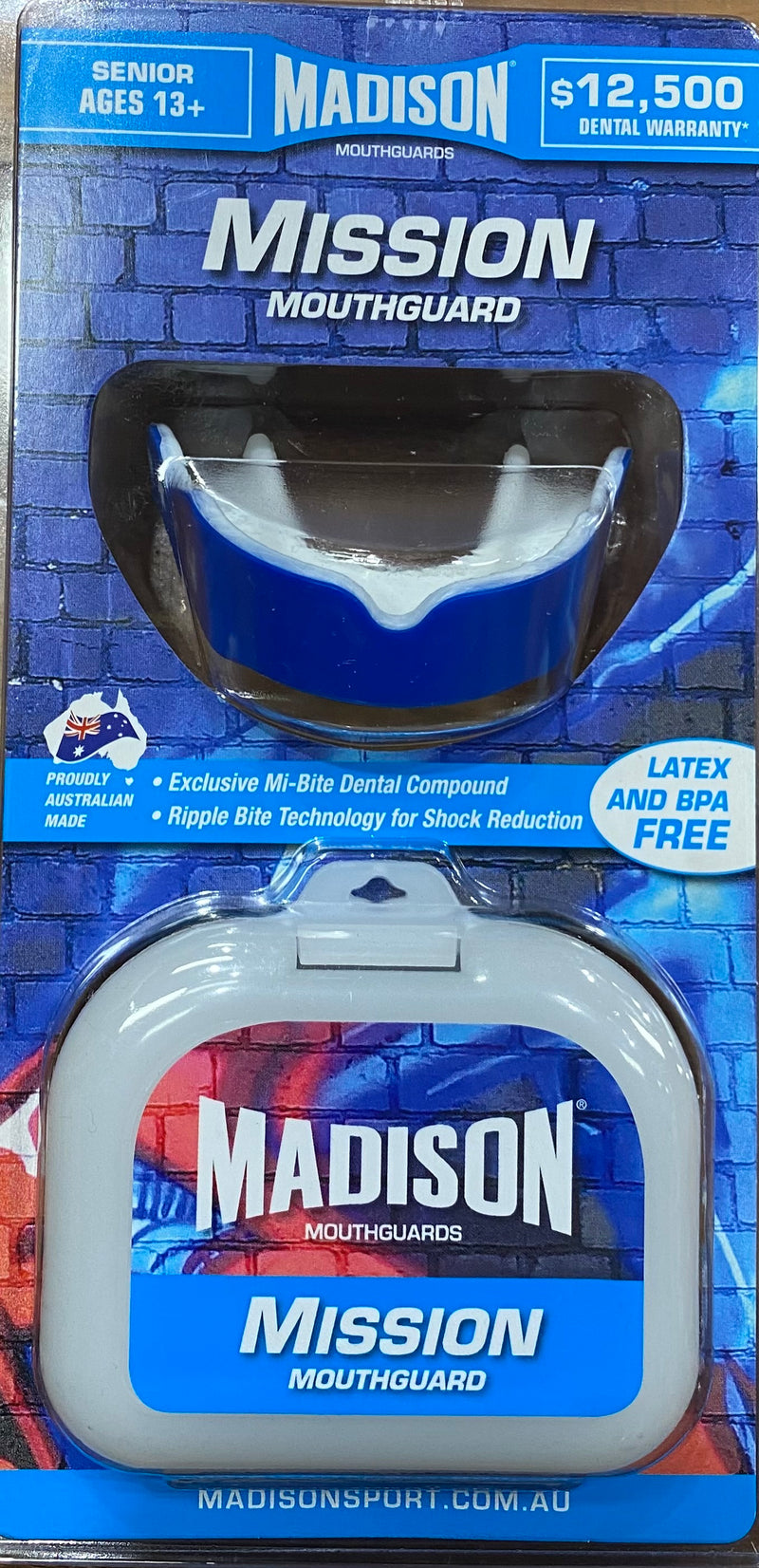 Mission Mouthguard Madison Sport Blue