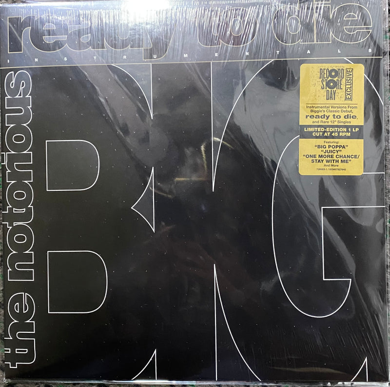 Notorious BIG Ready To Die The Instrumentals Rare 12 inch  Singles