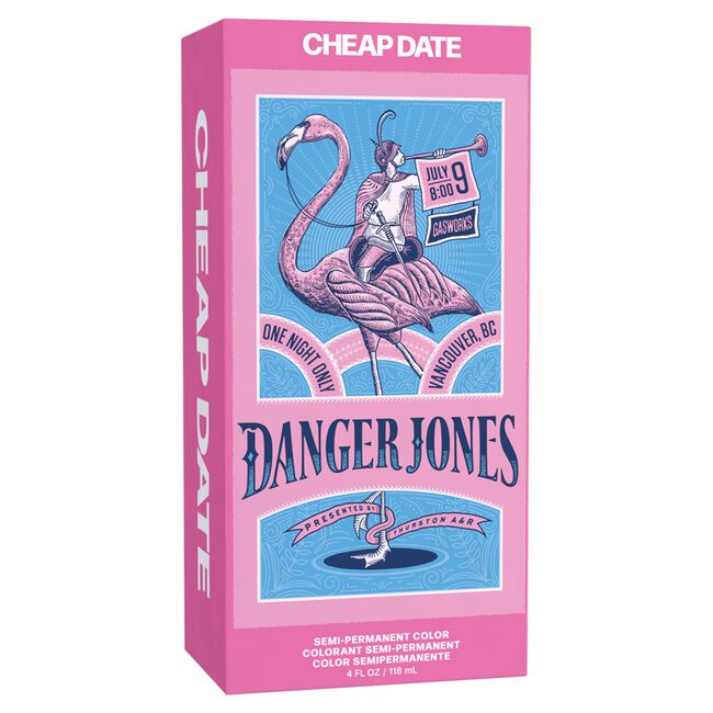 Danger Jones Semi-Permanent Color - Cheap Date Light Pink 118ml