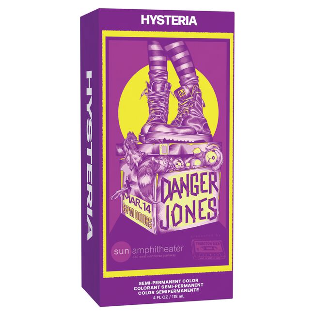 Danger Jones Semi-Permanent Color - Hysteria Berry 118ml
