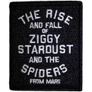 David-Bowie The Rise And Fall Woven Patch