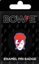 David Bowie Aladdin Sane Enamel Pin Bage