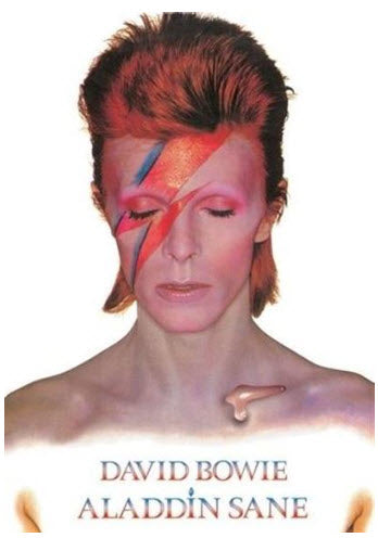 David Bowie Aladdin Sane Poster