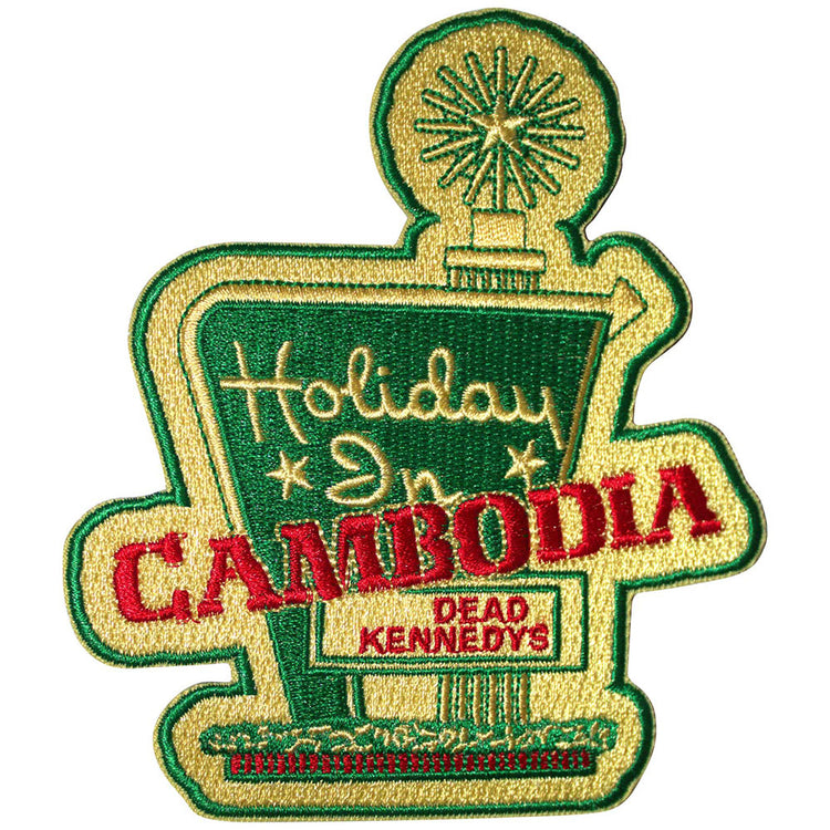 Dead Kennedys Holiday In Cambodia Woven Patch