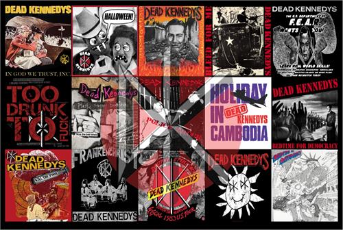 Dead Kennedys Collage Horizontal Poster