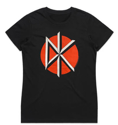 Dead Kennedys Logo Tour 2014 Womens T-Shirt