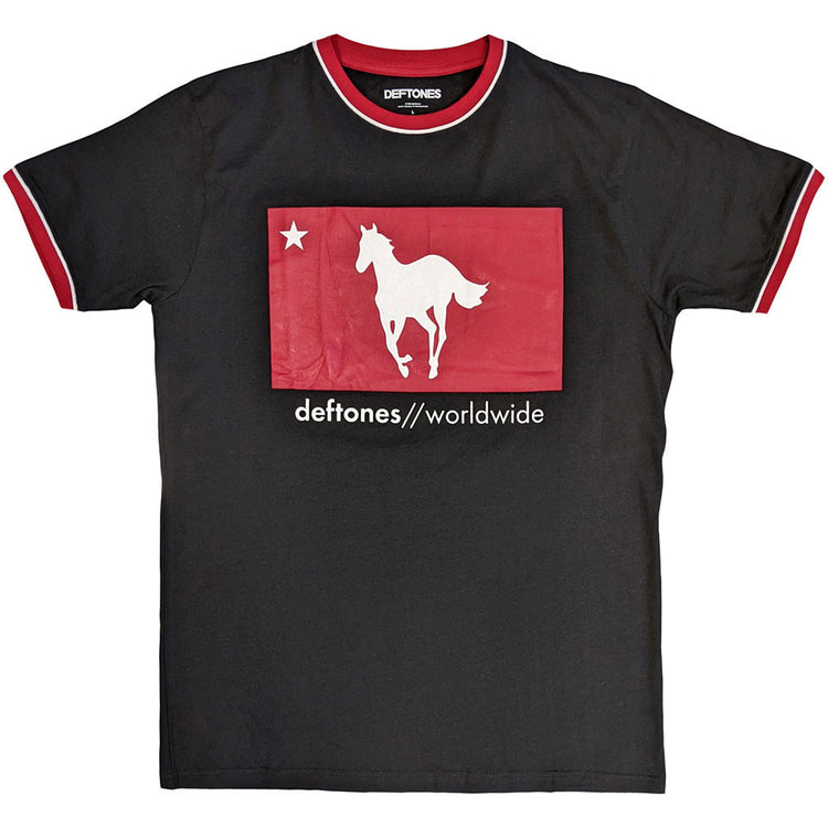 Deftones Star &amp; Pony Unisex Ringer T-Shirt