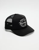 Deus Amped Circle Trucker Black  Snapback