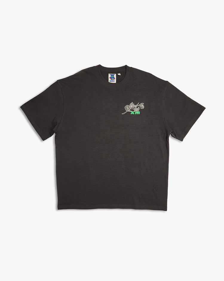 Deus Dusty Tee Anthracite Oversized Fit