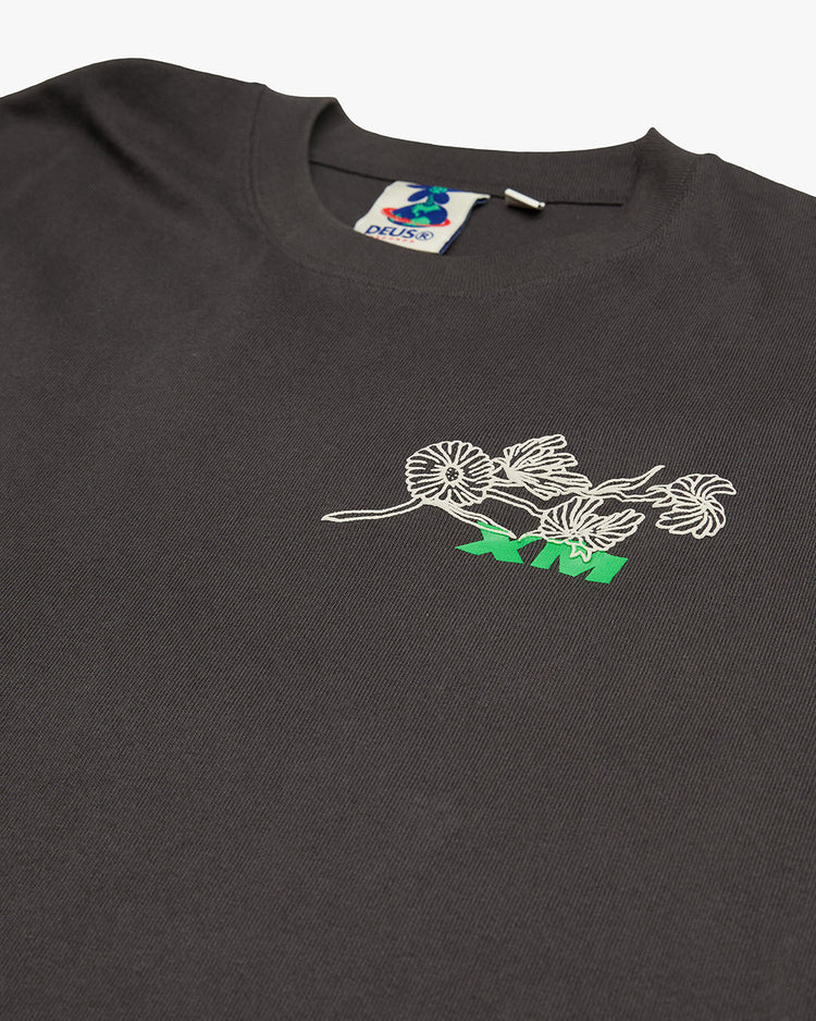 Deus Dusty Tee Anthracite Oversized Fit