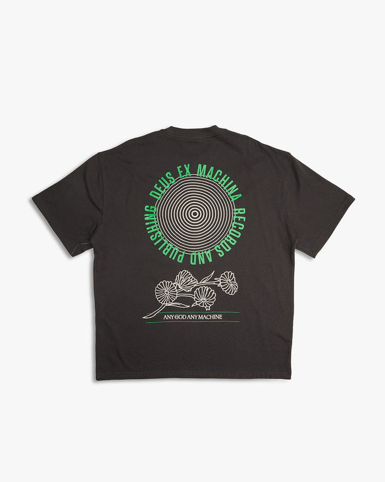 Deus Dusty Tee Anthracite Oversized Fit