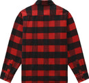 Dickies Sacramento Regular Fit Button Down LS Shirt Red Black