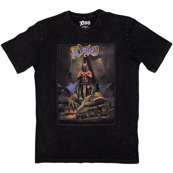 Dio Killing The Dragon Unisex T-Shirt Stone Wash