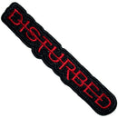 Disturbed Strike Through Woven Patch