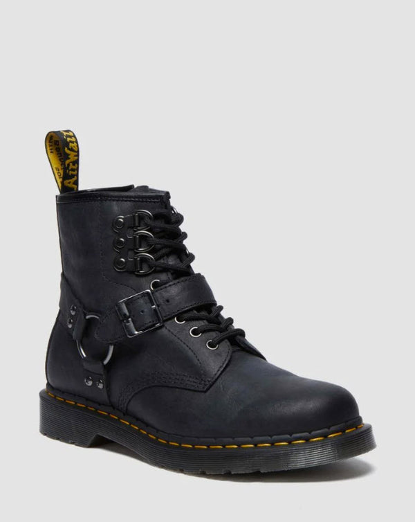 Dr Martens - Dr Marten 1460 Antique Pull Up Black Boots