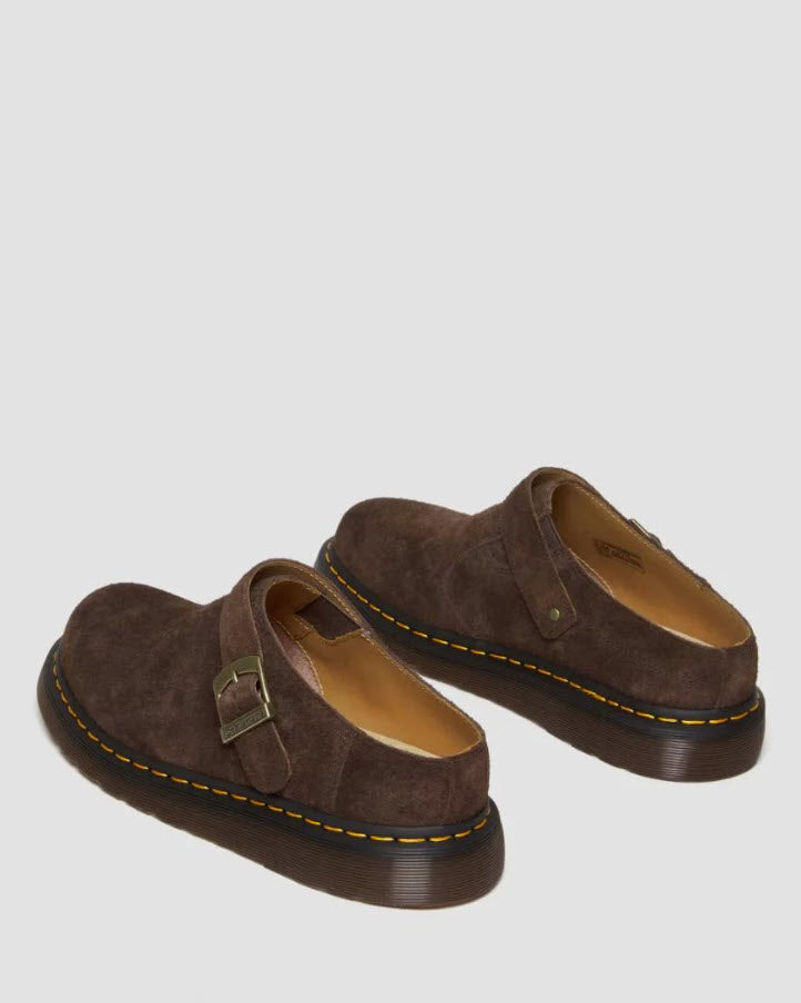 Dr Martens Isham Oasis Suede Dark Brown Desert