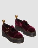 Dr Martens - Dr Marten Vegan Addina Cherry Red Velvet