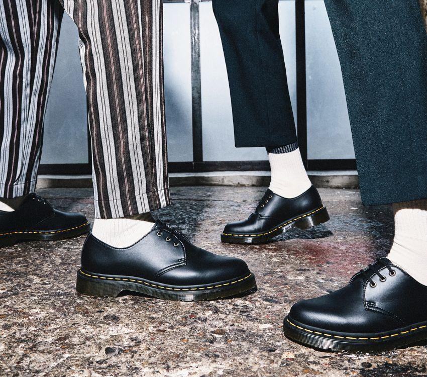 Dr Martens 1461 YS Vegan Black Shoe