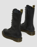 Dr Martens 1B99 Black Virginia Zip 14 Hole Boot