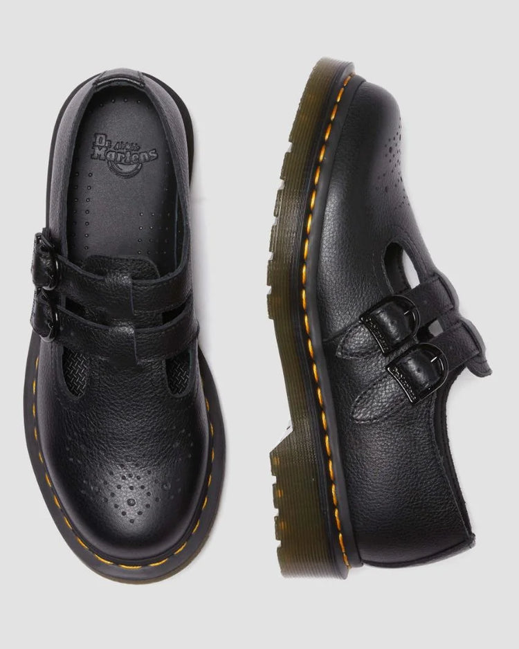 Dr Martens - Dr Martens 8065 Black Virginia Leather Sandals 