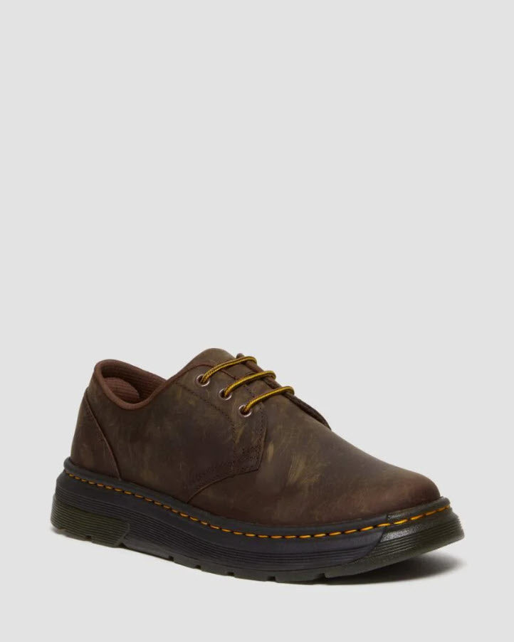 Dr Martens Crewson Lo Dark Brown Crazy Horse 31670201